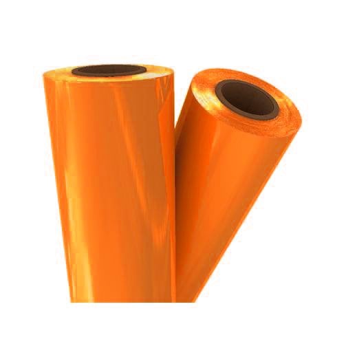 Orange Pigment 8" x 100' Laminating / Toner Fusing Foil - 1/2" Core
