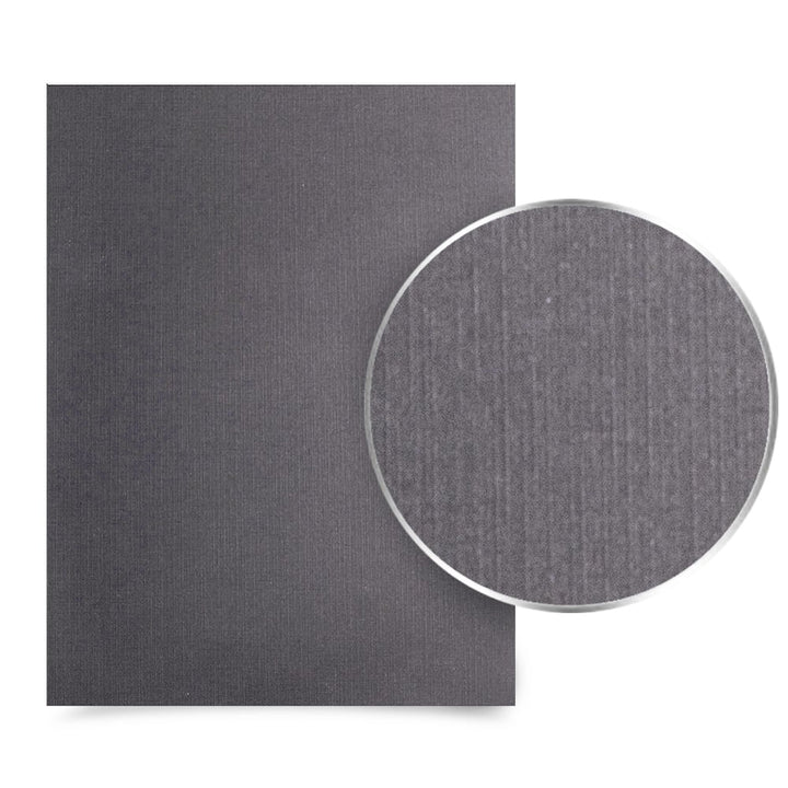 204 Linen Cover [8-1/2" X 11", Charcoal, Square Corner, No Window, Unpunched] - Clearance Sale