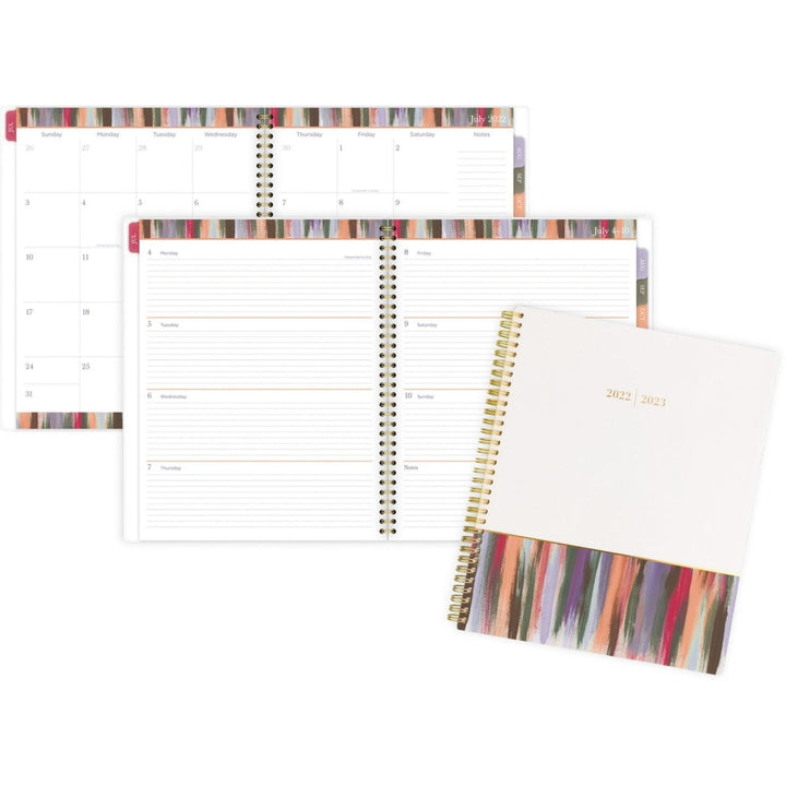Cambridge Expression 8.5" x 11" Painted Stripes Academic Planner - 1/PK