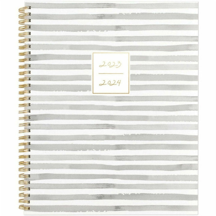 Cambridge Leah Bisch 8.5" x 11" Grey Stripes Academic Planner - 1/PK