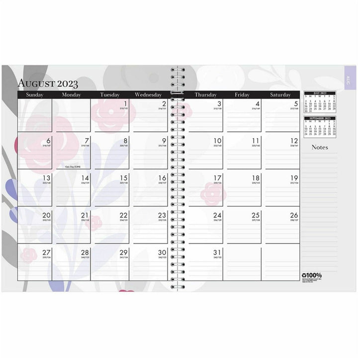 House of Doolittle Academic Wild Flower Weekly/Monthly Planner - 1/PK