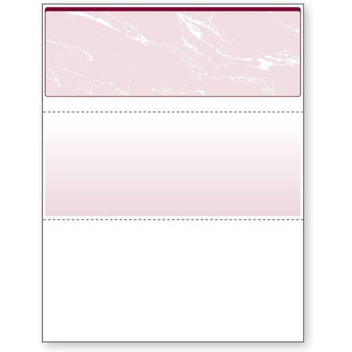 DocuGard Standard Marble Business Checks [11 Features, 8-1/2" x 11", 24# Burgundy, 2500 Sheets/Carton]