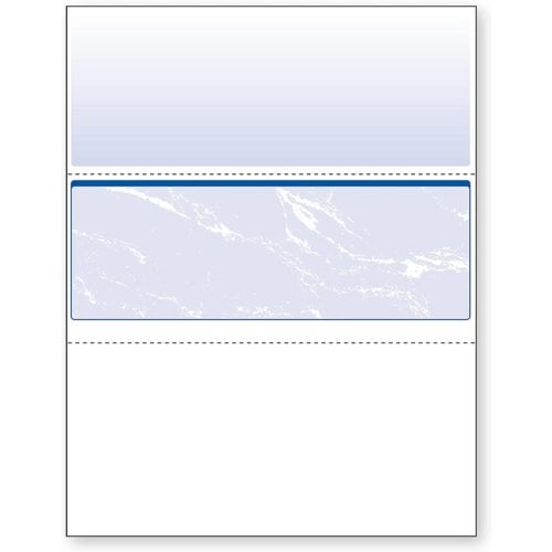 DocuGard Standard Marble Business Checks [11 Features, 8-1/2" x 11", 24# Blue, 2500 Sheets/Carton]
