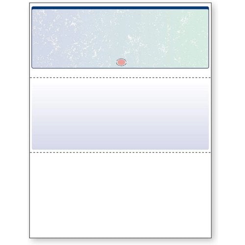 DocuGard Premier Prismatic Business Checks [13 Features, 8-1/2" x 11", 24# Blue/Green Top, 2500 Sheets/Carton]