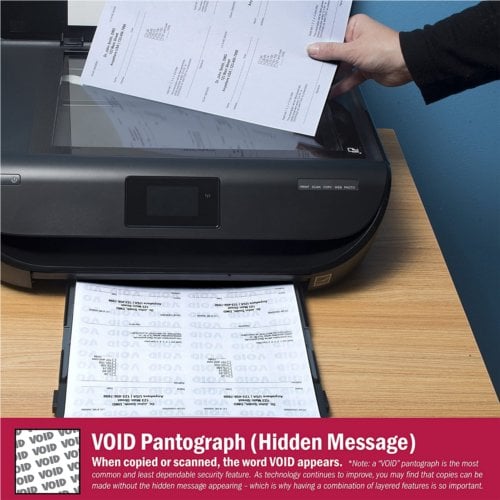 DocuGard Premier Medical Security Papers [10 Features, 17" x 11",  24# Blue, 2500 Sheets/Carton]