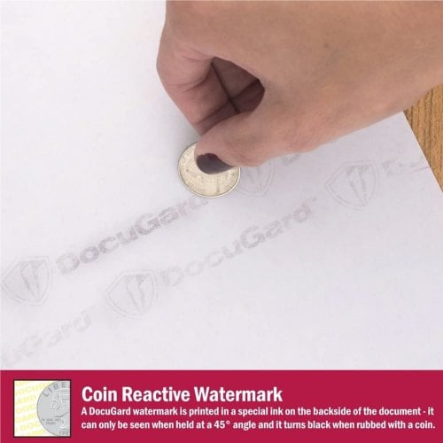 DocuGard Multi-Purpose Security Papers [8 1/2" x 11", 24# Blue, 2500 Sheets/Carton]