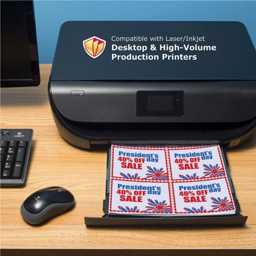 DocuGard Standard Secure Multipurpose Security Coupons [3 Features, 8 1/2" x 11", 24# Blue, 6 Coupons/Sheet, 2500 Sheets/Carton]
