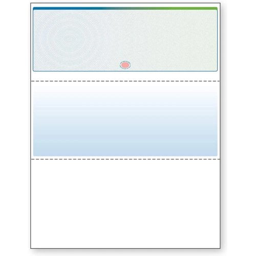 DocuGard Galaxy Prismatic Business Checks [13 Features, 8-1/2" x 11", 24# Top, 2500 Sheets/Carton]