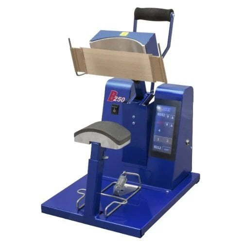 HIX B-250 Manual Cap Press with Golf, Ball, & Youth Cap Platens & Accessories