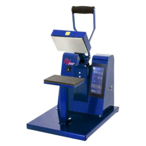 HIX FH-3000 Manual Flat Head Press with 3.75" x 6" Platen & Accessories
