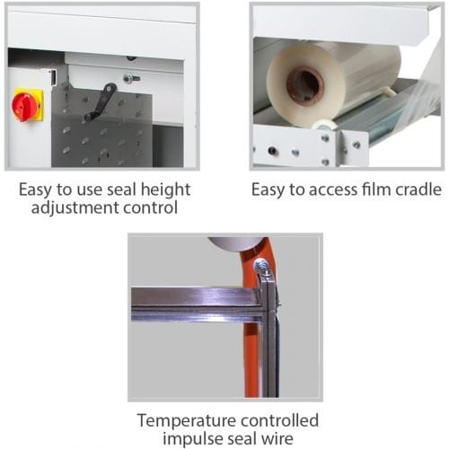 Clamco 4L High Performance L-Bar Sealer with Pneumatic Actuated Closer