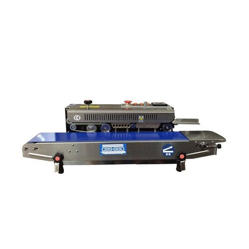 SealerSales CBS-880I Horizontal Band Sealer [Embossing, Right Feed, Digital Counter, 10mm Seal Width]