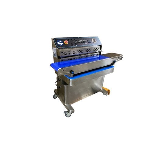 SealerSales HR-MV980ZQ Horizontal Band Sealer [Right Feed, w/ Dry Ink Coding, Air Suction]
