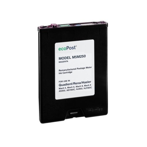 ecoPost Remanufactured Postage Meter Memjet Magenta Cartridge for Quadient/Rena M5M250