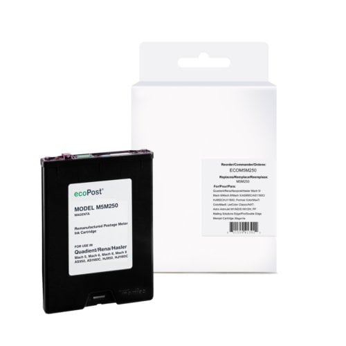 ecoPost Remanufactured Postage Meter Memjet Magenta Cartridge for Quadient/Rena M5M250