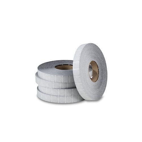 1" Clear Wafer Seals (No Perf) For TBS-1 Tabber (5000/roll)
