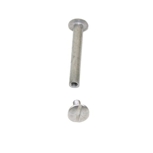 1-1/2" Silver Aluminum Screw Posts - 100pk