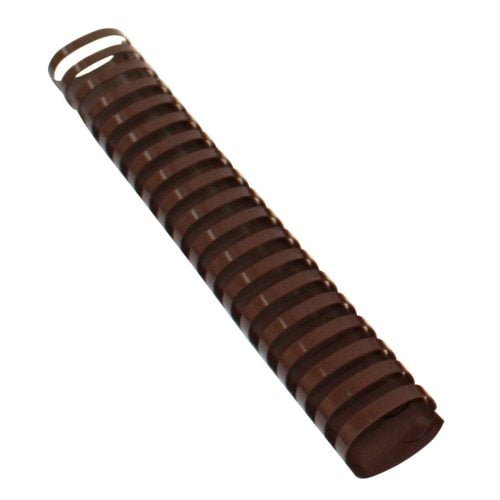 1-1/2" Brown Plastic Binding Combs - 50pk