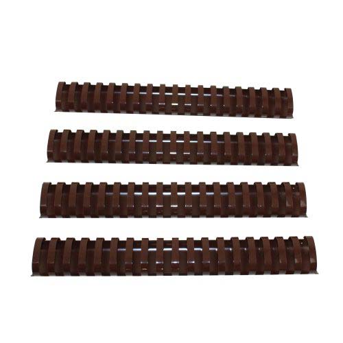 1-1/2" Brown Plastic Binding Combs - 50pk