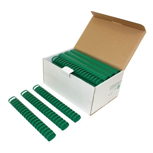 1-1/2" Green Plastic Binding Combs - 50pk