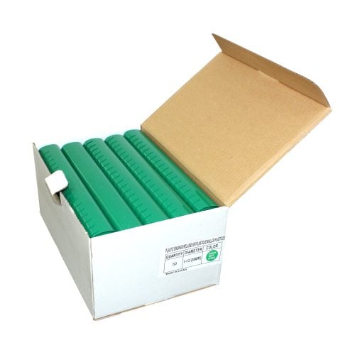 1-1/2" Green Plastic Binding Combs - 50pk