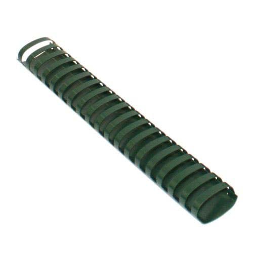 1-1/2" Hunter Green Plastic Binding Combs - 50pk