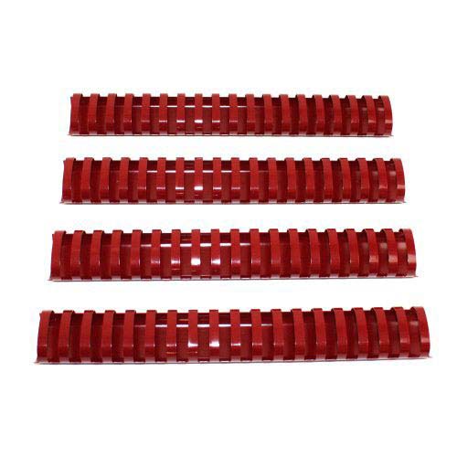 1-1/2" Maroon Plastic Binding Combs - 50pk