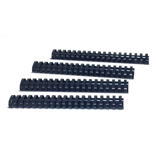 1-1/2" Navy Plastic Binding Combs - 50pk