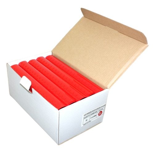 1-1/2" Red Plastic Binding Combs - 50pk