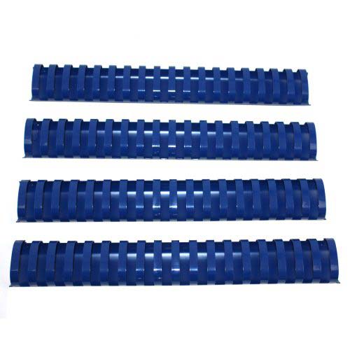 1-1/2" Royal Blue Plastic Binding Combs - 50pk