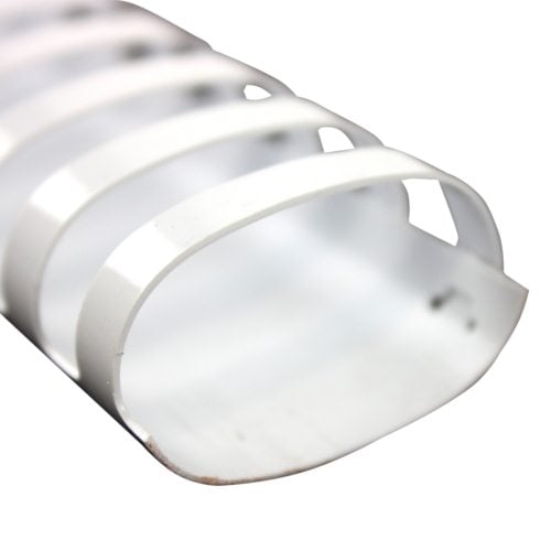 1-1/2" White Plastic Binding Combs - 50pk