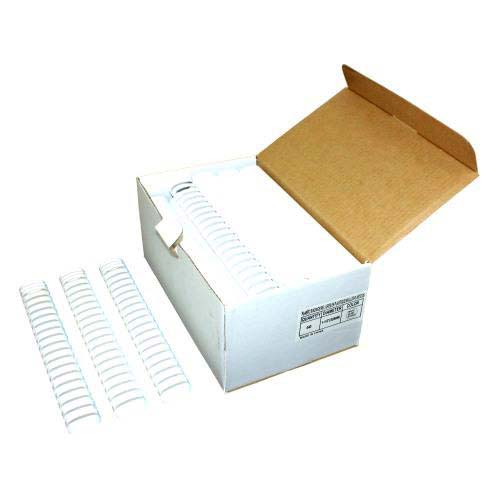 1-1/2" White Plastic Binding Combs - 50pk
