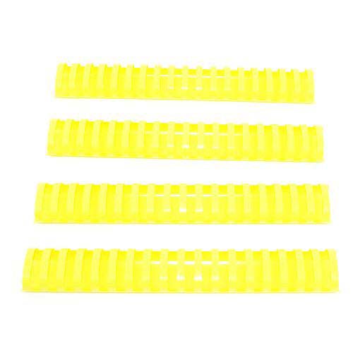 1-1/2" Yellow Plastic Binding Combs (50pk) - Clearance Sale