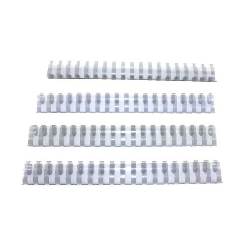 1-1/4" Clear Plastic Binding Combs - 50pk