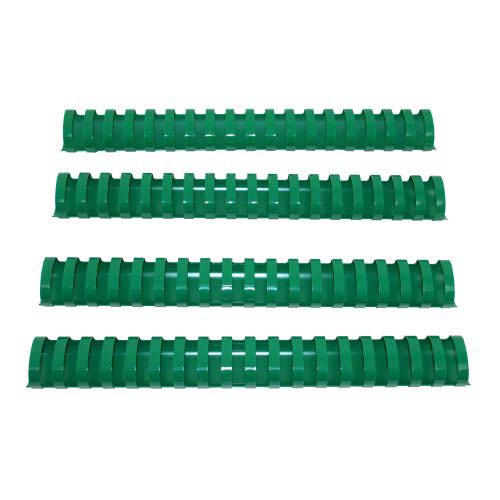 1-1/4" Green Plastic Binding Combs (50pk) - Clearance Sale