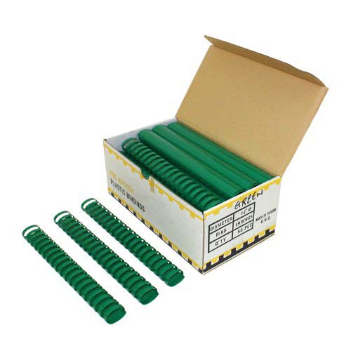 1-1/4" Green Plastic Binding Combs (50pk) - Clearance Sale