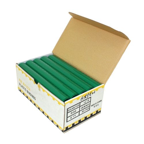 1-1/4" Green Plastic Binding Combs (50pk) - Clearance Sale