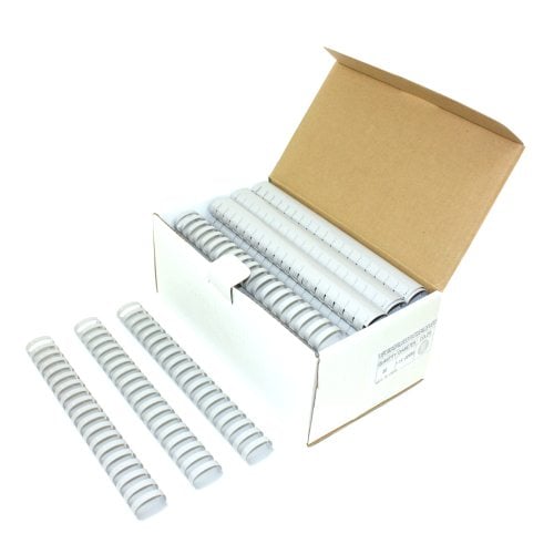 1-1/4" Grey Plastic Binding Combs - 50pk