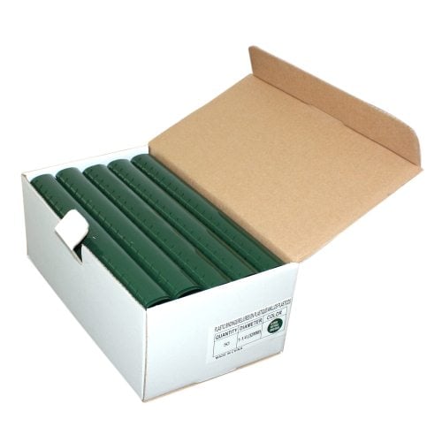 1-1/4" Hunter Green Plastic Binding Combs - 50pk