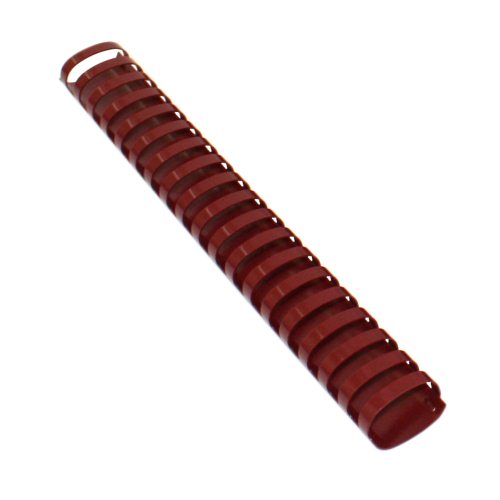1-1/4" Maroon Plastic Binding Combs - 50pk