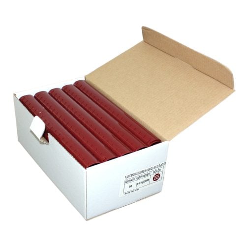 1-1/4" Maroon Plastic Binding Combs - 50pk