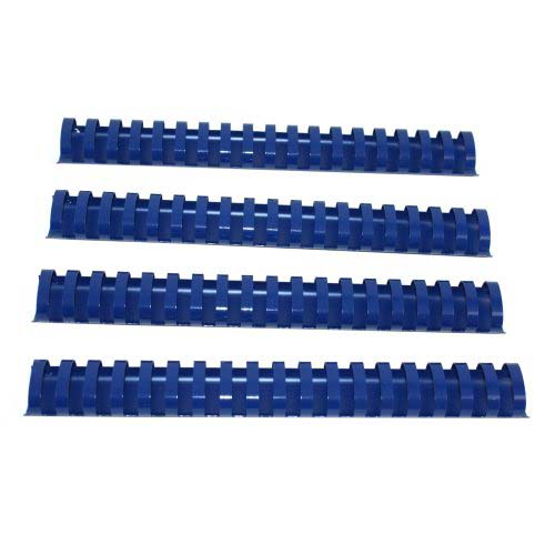 1-1/4" Royal Blue Plastic Binding Combs - 50pk