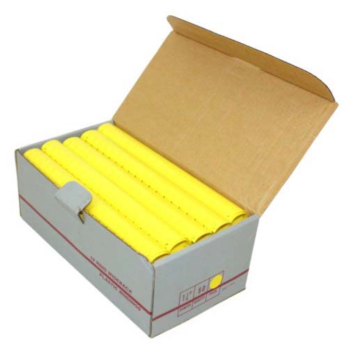 1-1/4" Yellow Plastic Binding Combs (50pk) - Clearance Sale