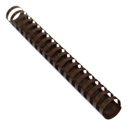 1-1/8" Brown Plastic Binding Combs - 50pk