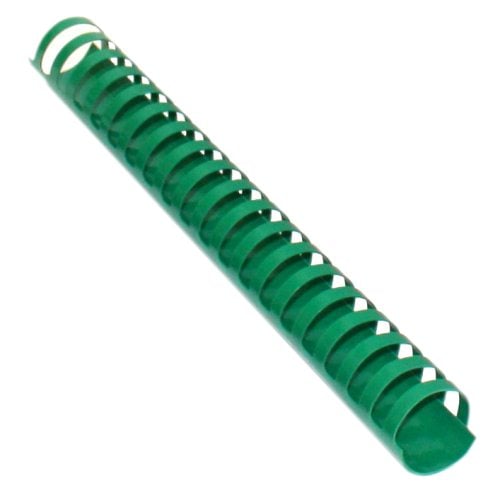 1-1/8" Green Plastic Binding Combs - 50pk