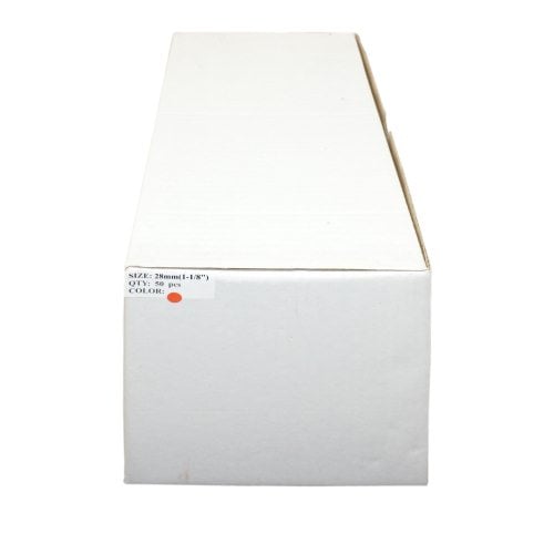 1-1/8" Red Plastic Binding Combs - 50pk