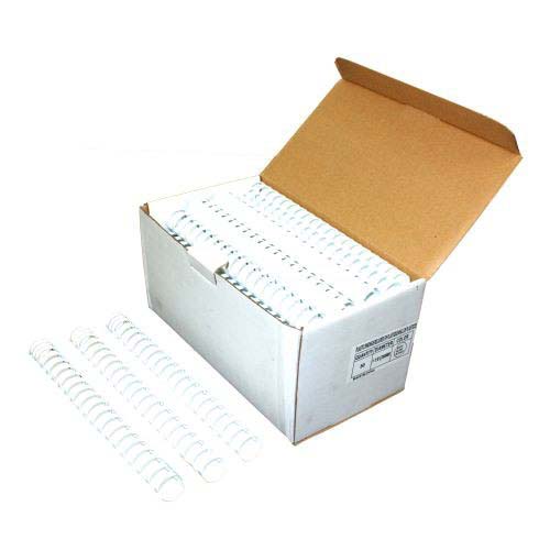 1-1/8" White Plastic Binding Combs - 50pk