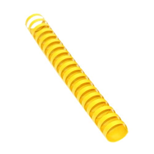 1-1/8" Yellow Plastic Binding Combs (50pk) - Clearance Sale