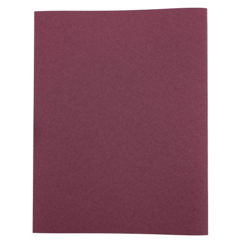 1/16" Maroon Linen Thermal Binding Utility Covers (Frosted Front) - 100pk