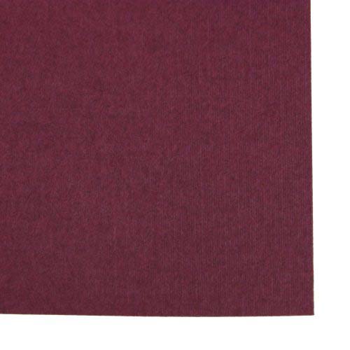 1/16" Maroon Linen Thermal Binding Utility Covers (Clear Gloss Front) - 100pk